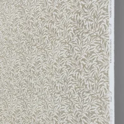 Ramas beige tyg med kvistar och blad
