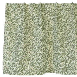Ramas grön gardinkappa metervara med kvistar och blad