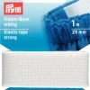 Resårband 25mm vit