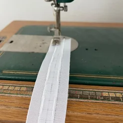 Rynkband vit 3 cm