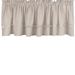Sanna beige gardinkappa med spets