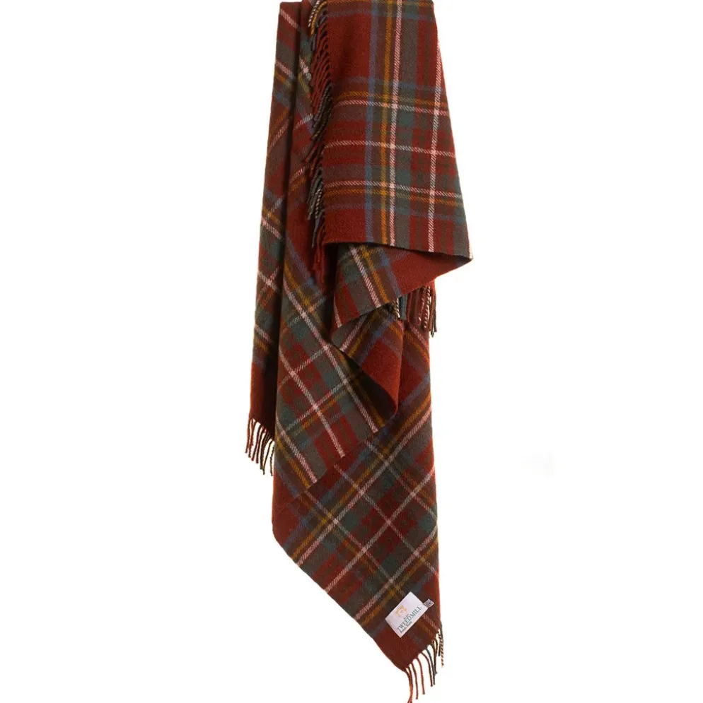 Skotskrutig ullpläd Antique Royal Stewart - 100% Ull, 150x183 cm