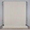 Straight Line outdoor beige randigt jacquardtyg