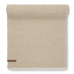 Stria beige-jute löpare 35x120 cm – Bomull & jute