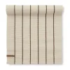 Striava beige löpare 35x120 cm