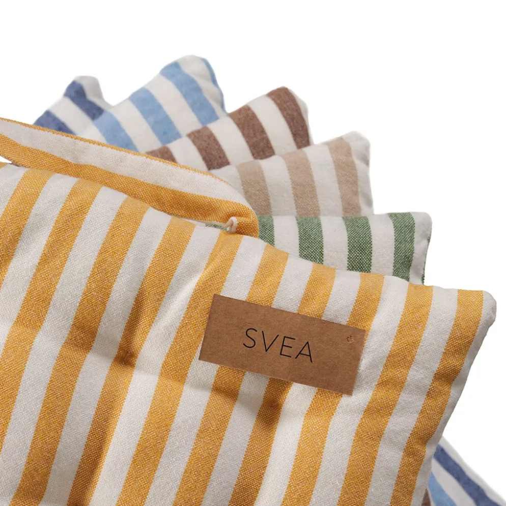 Svea gul sittdyna med handtag
