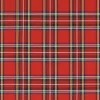 Tartan MINI röd skotskrutigt tyg