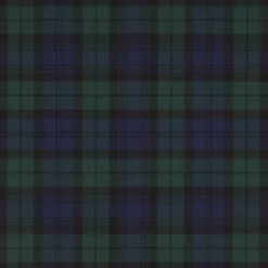 Tartan mörkblå skotskrutigt tyg