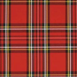 Tartan röd skotskrutigt tyg
