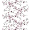 Textilvaxduk Fägring rosa