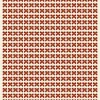 Textilvaxduk Fjäril mini röd