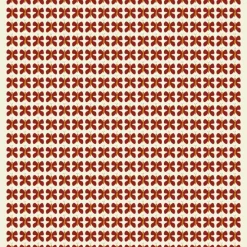 Textilvaxduk Fjäril mini röd