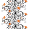 Textilvaxduk Ofelia orange