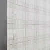 Textilvaxduk ruta beige