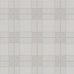 Textilvaxduk ruta beige