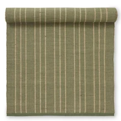 Tri grön/jute 40x140 löpare