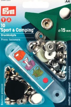 Tryckknapp Sport & Camping silver