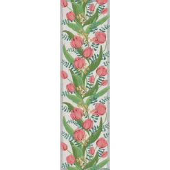 Tulpanlund löpare 35x120 - Ekologisk bomull med tulpanmotiv