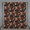Turin svart jacquard - lyxigt möbeltyg