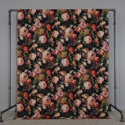 Turin svart jacquard - lyxigt möbeltyg