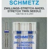 Tvillingnål stretch 2,5 mm 2-pack