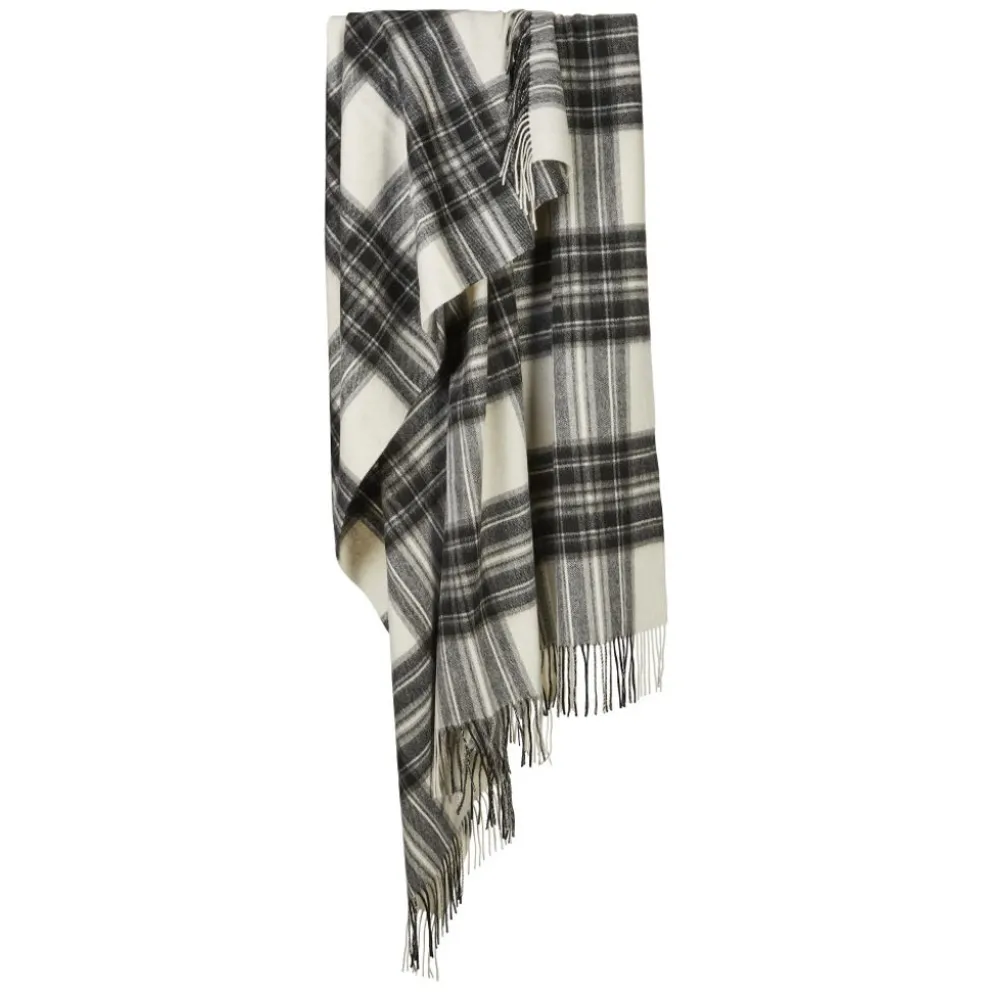 Ullpläd Tweedmill - Prestige Grey Dress Stewart, 100% Ull, 140 x 190 cm