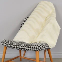 Velboa creme tyg