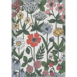 Vildblomster kökshandduk 35X50 - Ekelunds Linneväveri