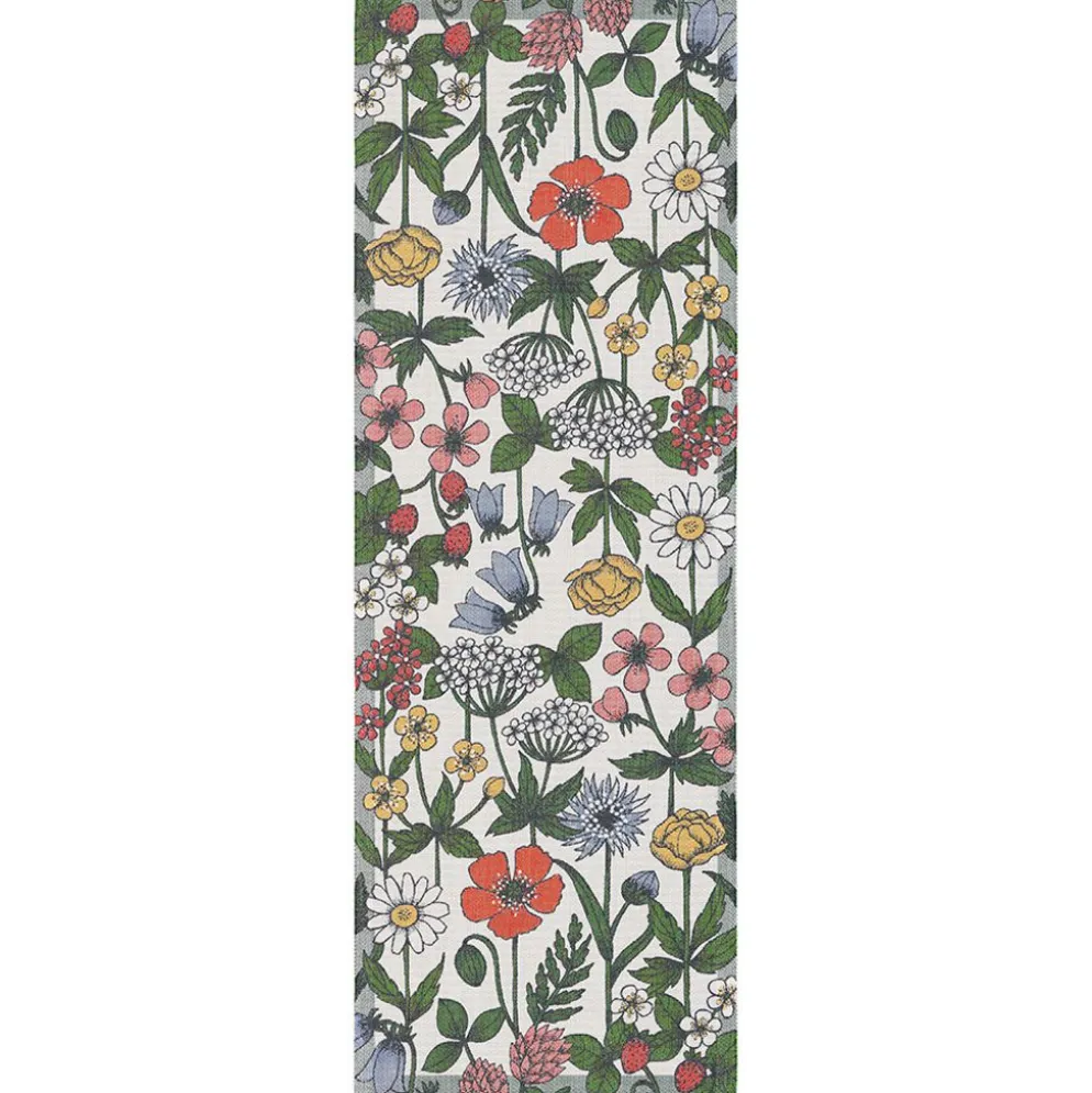 Vildblomster löpare 35x100 - Ekelunds Linneväveri