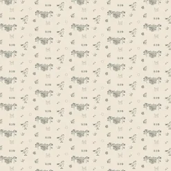 Villa Villekulla beige tyg