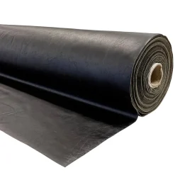 Vinny svart - Hållbart fuskskinn med sliten vintage look