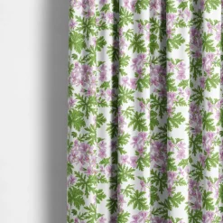 Westerlunds Blomma lila-grön tyg