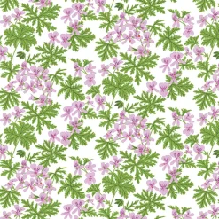 Westerlunds Blomma lila-grön tyg