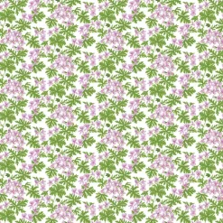 Westerlunds Blomma lila-grön tyg