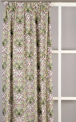 Willow Bloom gardin – klassisk blommig gardin i Arts and Crafts-stil